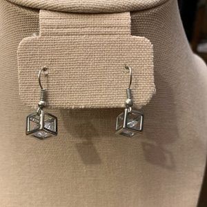 CZ Cage Style earrings
